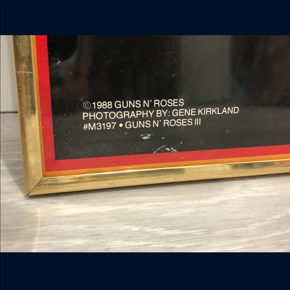 Vintage Guns 'N Roses 1988 Funky Framed Poster Band - Picture 3 of 5